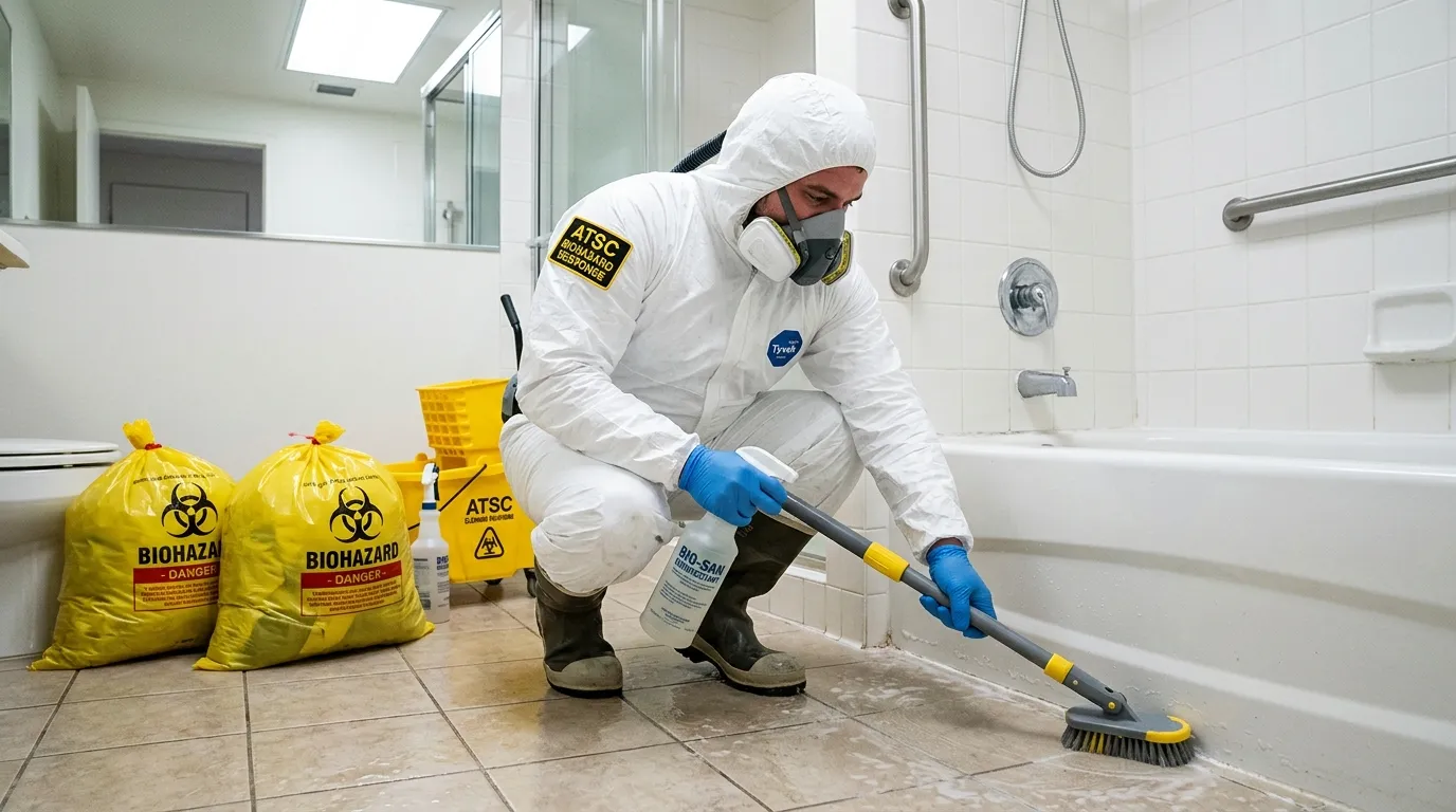 Decontamination equipment deployed for Blood Cleanup in Bloomington